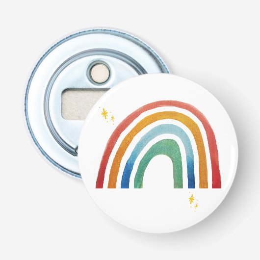 Magic Rainbow Button Flesopener (Voorkant)