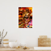 Magic Ramp Pinball Poster (Keuken)