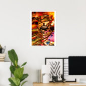 Magic Ramp Pinball Poster (Thuiskantoor)