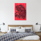 Magic Red Bull Running Toile Imprimée sur Toile - (Insitu(Chambre))