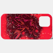 Magic Red Neon Bull Running Verbazingwekkende Ster Case-Mate iPhone Case (Achterkant (horizontaal))