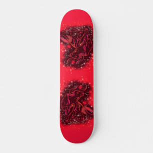 Magic Red Neon Bulls met een verbluffende Sterrenn Skateboard
