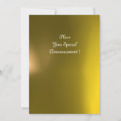 MAGIC RINGS,MONOGRAM-perkamentgeel Kaart (Achterkant)