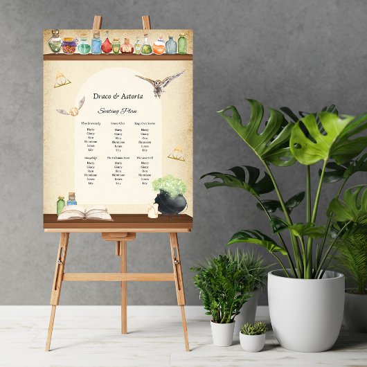 Magic School Wizard Party Affiche de bienvenue per