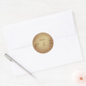 Magic Seal Engel Sachiel Bescherming Magic Charms Ronde Sticker (Envelop)