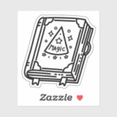 Magic sell boek doodle sticker (Vel)