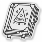 Magic sell boek doodle sticker (Voorkant)