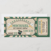 Magic Show Billets Anniversaire Invitation (Devant)