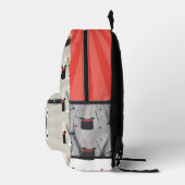 Magic Show Magician Kinder aangepaste naam School Bedrukte Rugzak (Rechts)