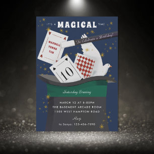 Magic Show Verjaardagsfeest Kaart