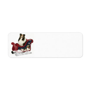 Magic Sleigh Sheltie Etiket