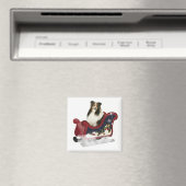 Magic Sleigh Sheltie Magneet (Insitu (Vaatwasser))