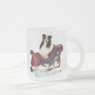Magic Sleigh Sheltie Matglas Koffiemok