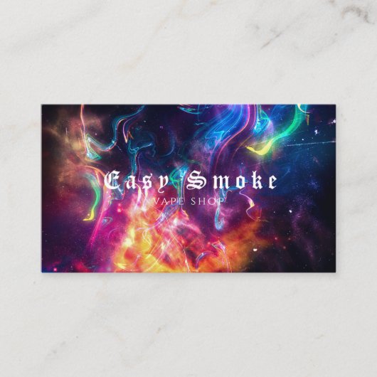 Magic Smoke Vape Shop Carte de visite (Devant)
