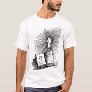 Magic Spells Book Candle Witchcraft T-shirt