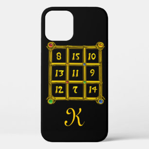 MAGIC SQUARE 33 MONOGRAM Black iPhone 12 Hoesje
