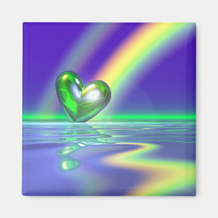 Magic St. Patrick's Day Heart Magneet
