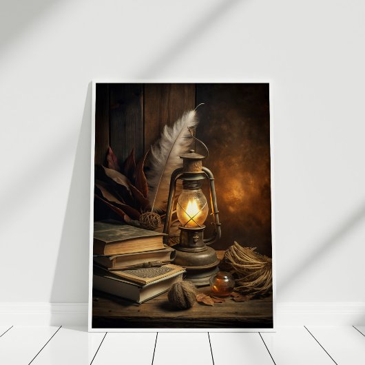 Magic Study Wall Art -  kaarslicht magie Poster