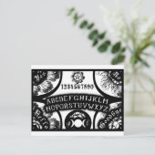 Magic Talking Occult Board Design Briefkaart (Staand voorkant)