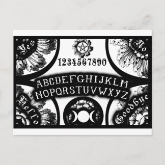 Magic Talking Occult Board Design Briefkaart