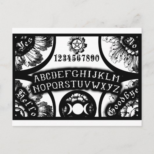 Magic Talking Occult Board Design Briefkaart (Voorkant)