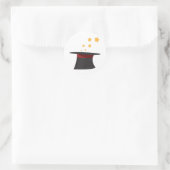 Magic Top Hat Ronde Sticker (Tas)