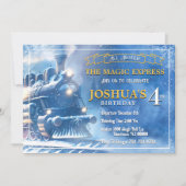 Magic Train Invitation Anniversaire (Devant)