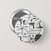 "Magic Trick Token" Ronde Button 5,7 Cm (Voorkant /achterkant)