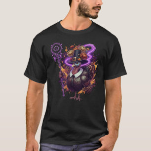Magic Turkey Thanksgiving Art T-shirt