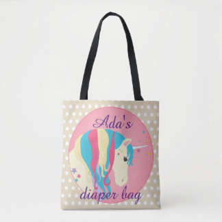 Magic Unicorn diaper Tote Bag