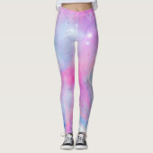 Magic Unicorn Pink Blue Leggings (Devant)