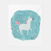 Magic Unicorn Squad Fleece Deken (Voorkant)