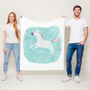 Magic Unicorn Squad - Maak een wens Fleece Deken