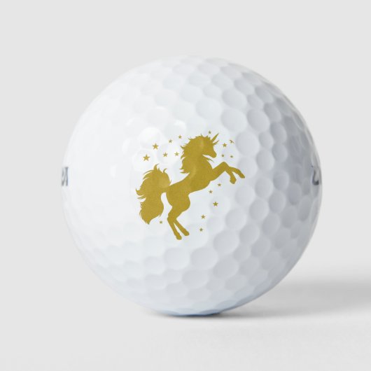 Magic Unicorn Star Golfballen (Voorkant)