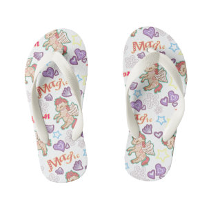 Magic Unicorn White. Teenslippers kind