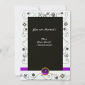 MAGIC VAN DE SPRING, helder paars blauw Kaart (Achterkant)