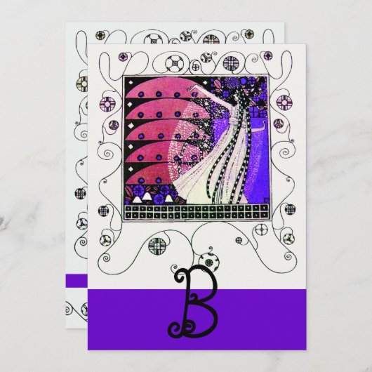 MAGIC VAN DE SPRING, helderblauw rood bruin Kaart (Voorkant / Achterkant)