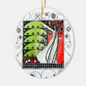 MAGIC VAN DE SPRING KERAMISCH ORNAMENT (Links)