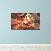 Magic Wall Decor met Fairy Illustratie op Canvas (Insitu (Houten vloer))