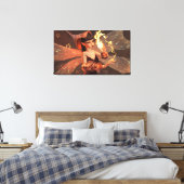 Magic Wall Decor met Fairy Illustratie op Canvas (Insitu (Slaapkamer))