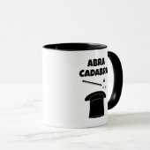 Magic wand and hat custom magician coffee mug (Devant droit)
