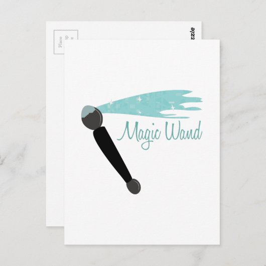 Magic Wand Briefkaart (Voorkant / Achterkant)
