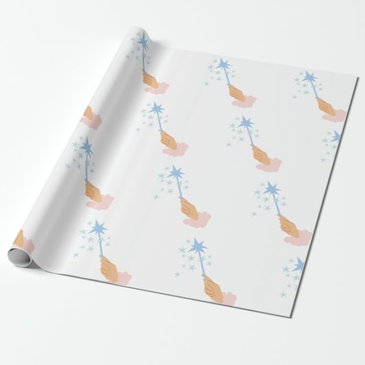 Magic Wand Cadeaupapier (Uitgerold)