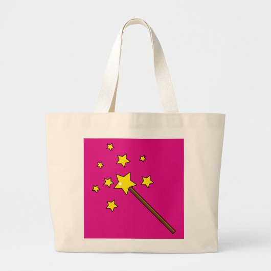 Magic Wand Grote Tote Bag (Voorkant)