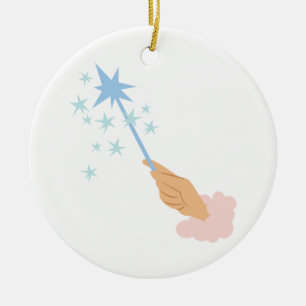 Magic Wand Keramisch Ornament