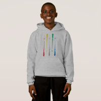 Magic Wands Kinder Unisex Pullover Hoodie