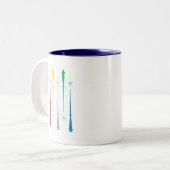Magic Wands Mug 11oz. Bleu (Devant gauche)