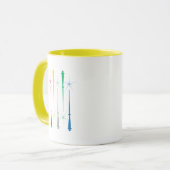 Magic Wands Mug 11oz. Jaune (Devant gauche)