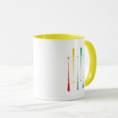 Magic Wands Mug 11oz. Jaune (Devant droit)