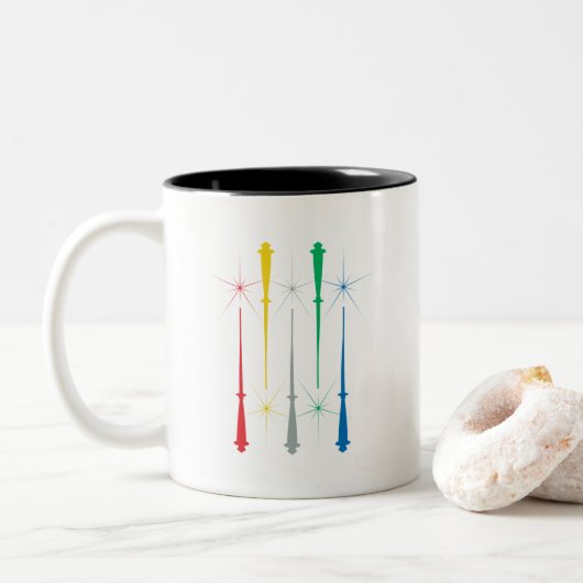 Magic Wands Mug 11oz. Noir (Avec donut)